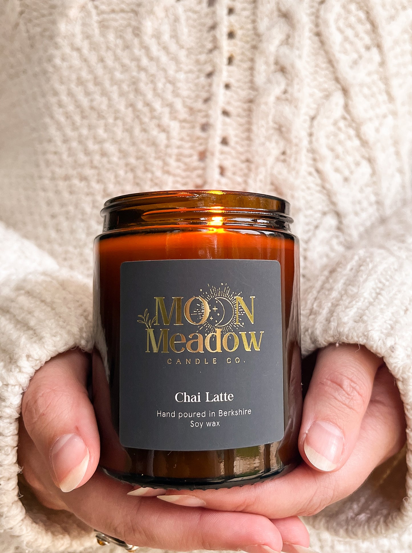 Chai latte soy wax candle