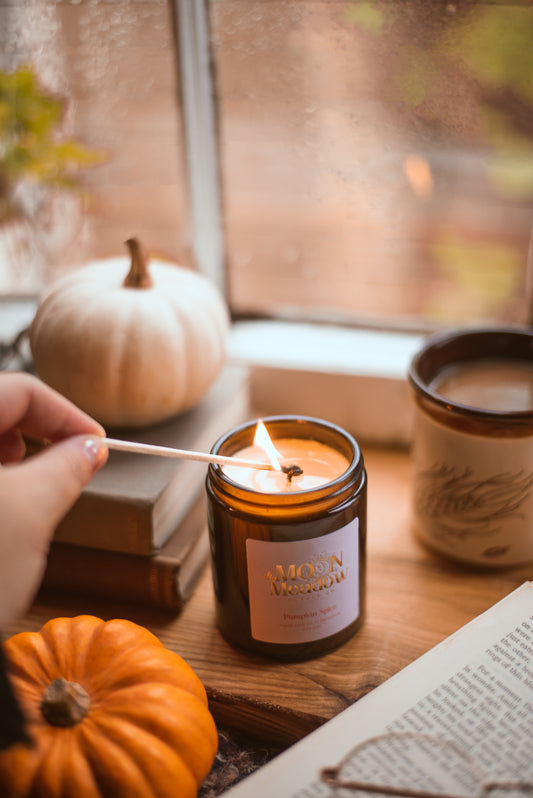 Pumpkin spice soy wax candle