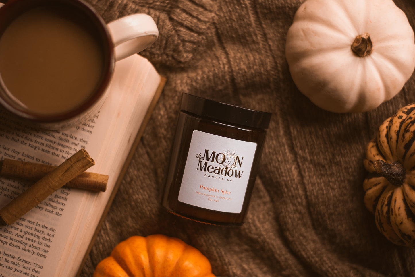 Pumpkin spice soy wax candle